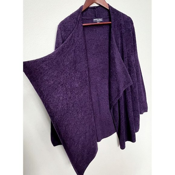 Barefoot Dreams Bamboo Cozy Chic Lite Calypso Wrap Cardigan Purple Size S/M $110 - Picture 5 of 15